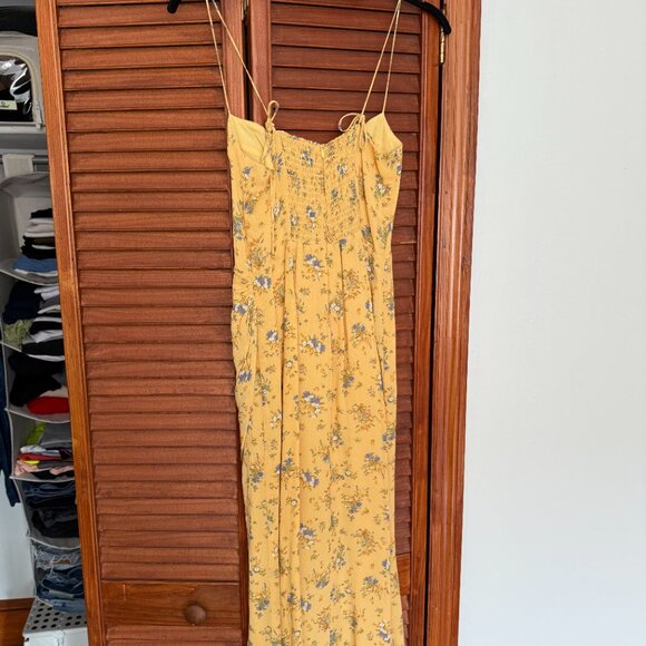 Yellow Kourtney reformation dress - Picture 3 of 8